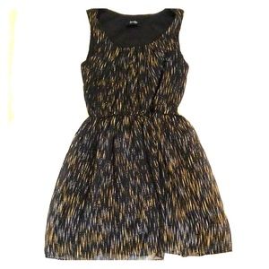 By&By Black/Gold Dress